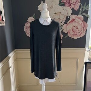 Sweater /shirt dress.  Collar is detachable (dickie style)